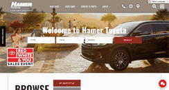 Desktop Screenshot of hamertoyota.com